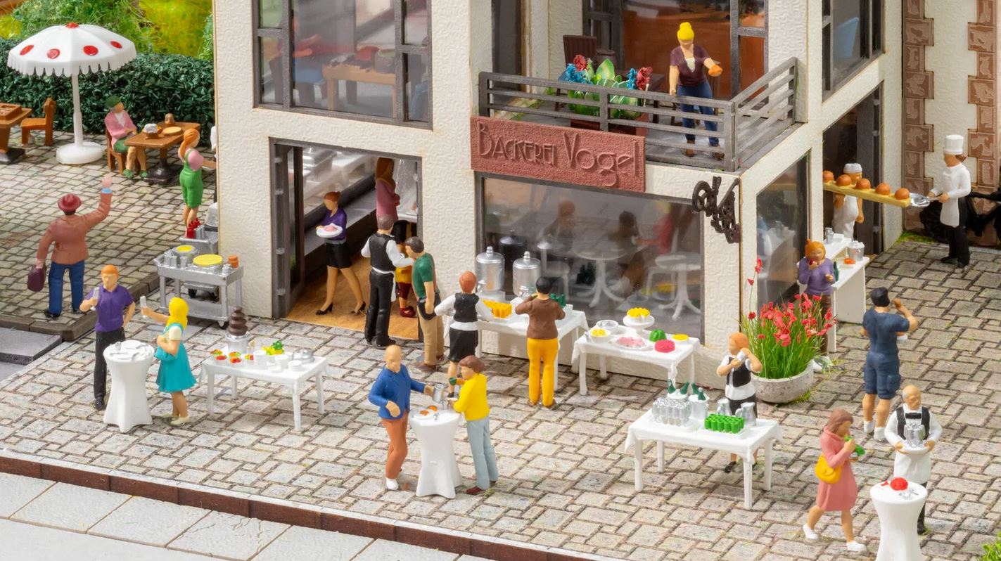 Noch 16276 Figuren-Themenwelt Buffet 1:87 Spur H0 Neu OVP