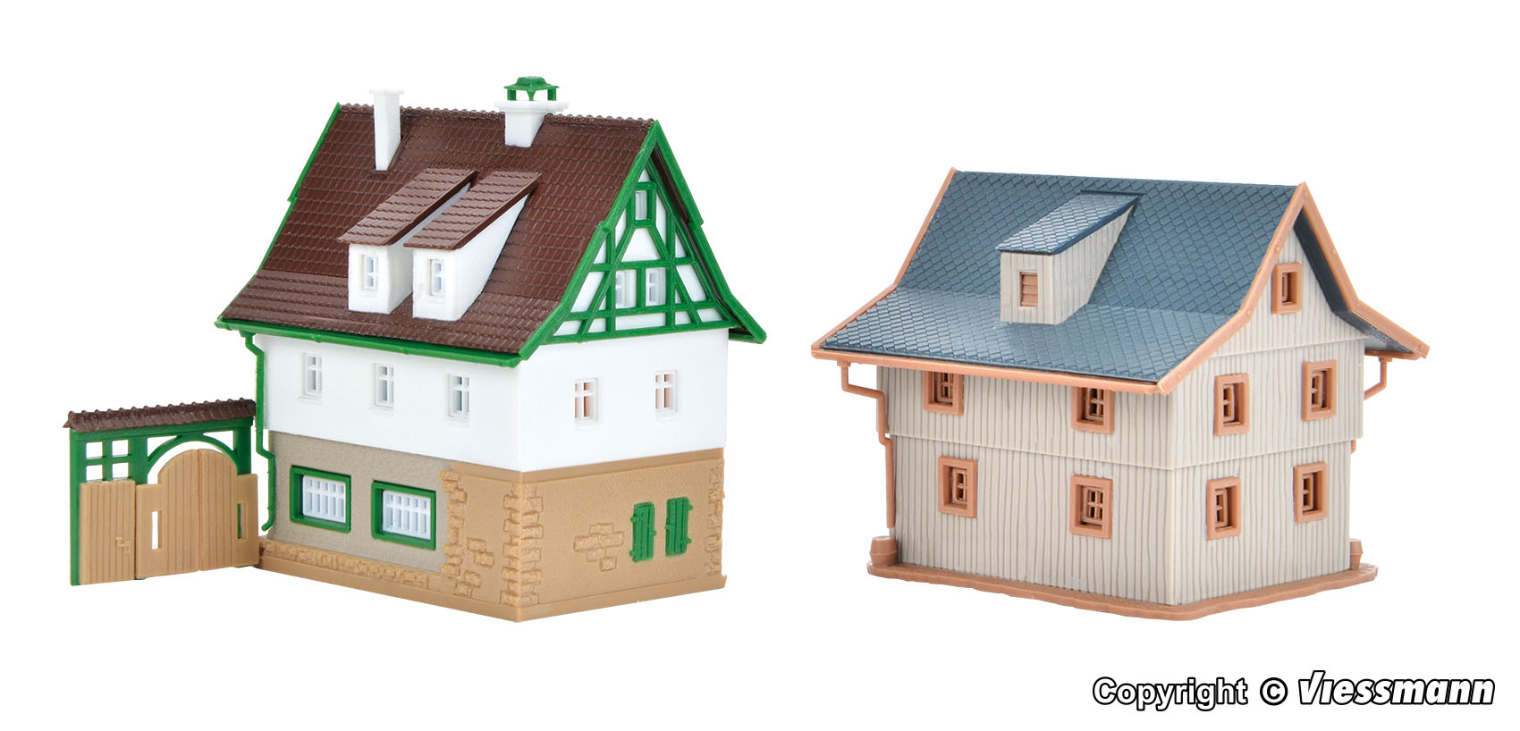 Vollmer 49540 Bauernhaus mit Scheune und Hoftor 1:220 Spur Z Neu