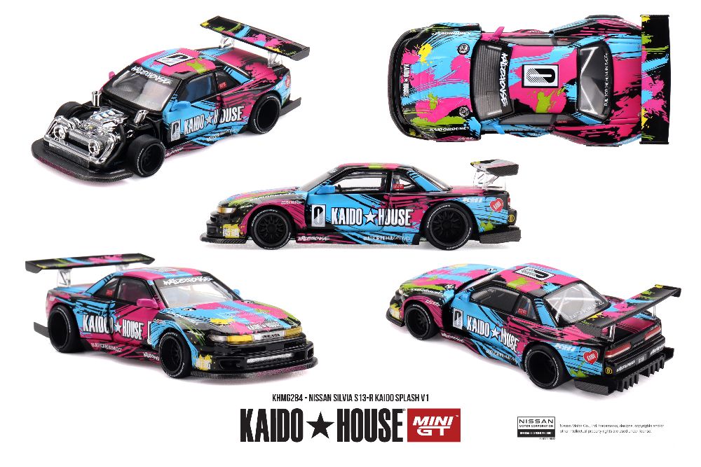 Kaido House KHMG284 1:64 NISSAN SILVIA S13-R KAIDO SPLASH V1 1991