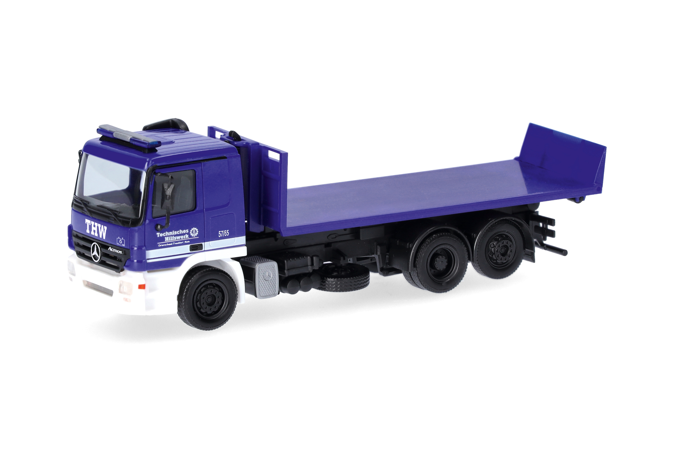Herpa 322201 MB Actros WeLa Lkw m Abr.-Flat