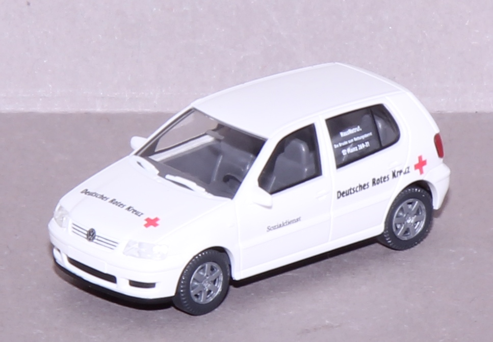 Wiking 0710732 VW Polo Deutsches Rotes Kreuz - 1:87 - Standmodell