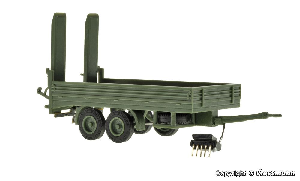 Viessmann 8220 Tandem Tieflader Militär Funktionsmodell 1:87 Spur H0