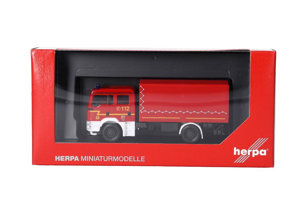 Herpa 098984 MAN TGA M MzKW "Feuerwehr Hamburg" 1:87 Spur H0