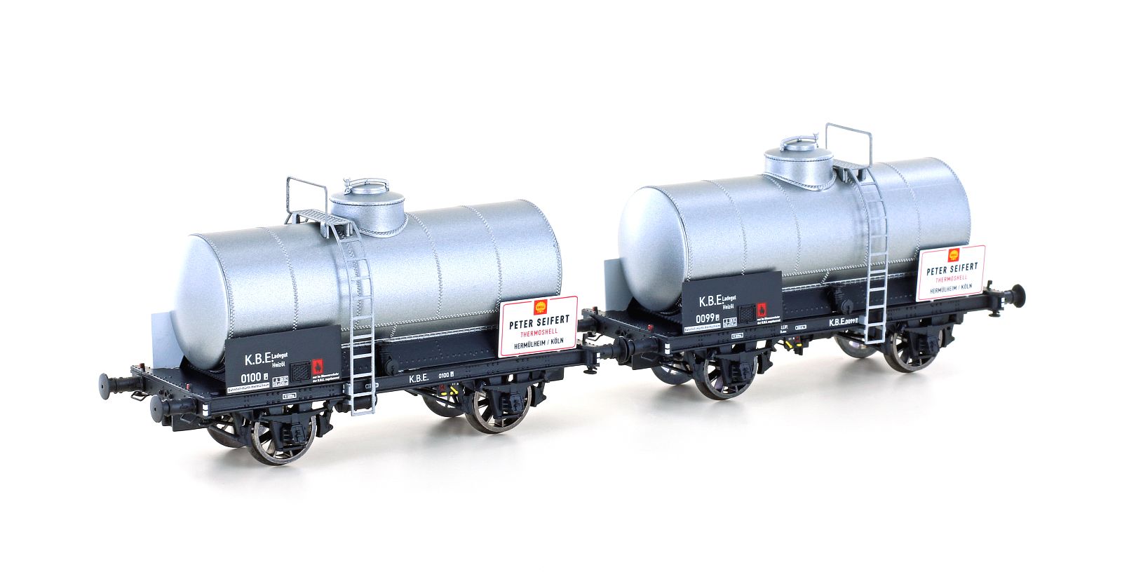 LS Models 90032 2er Set Kesselwagen K.B.E. Ep.III 1:87 Spur H0 DC