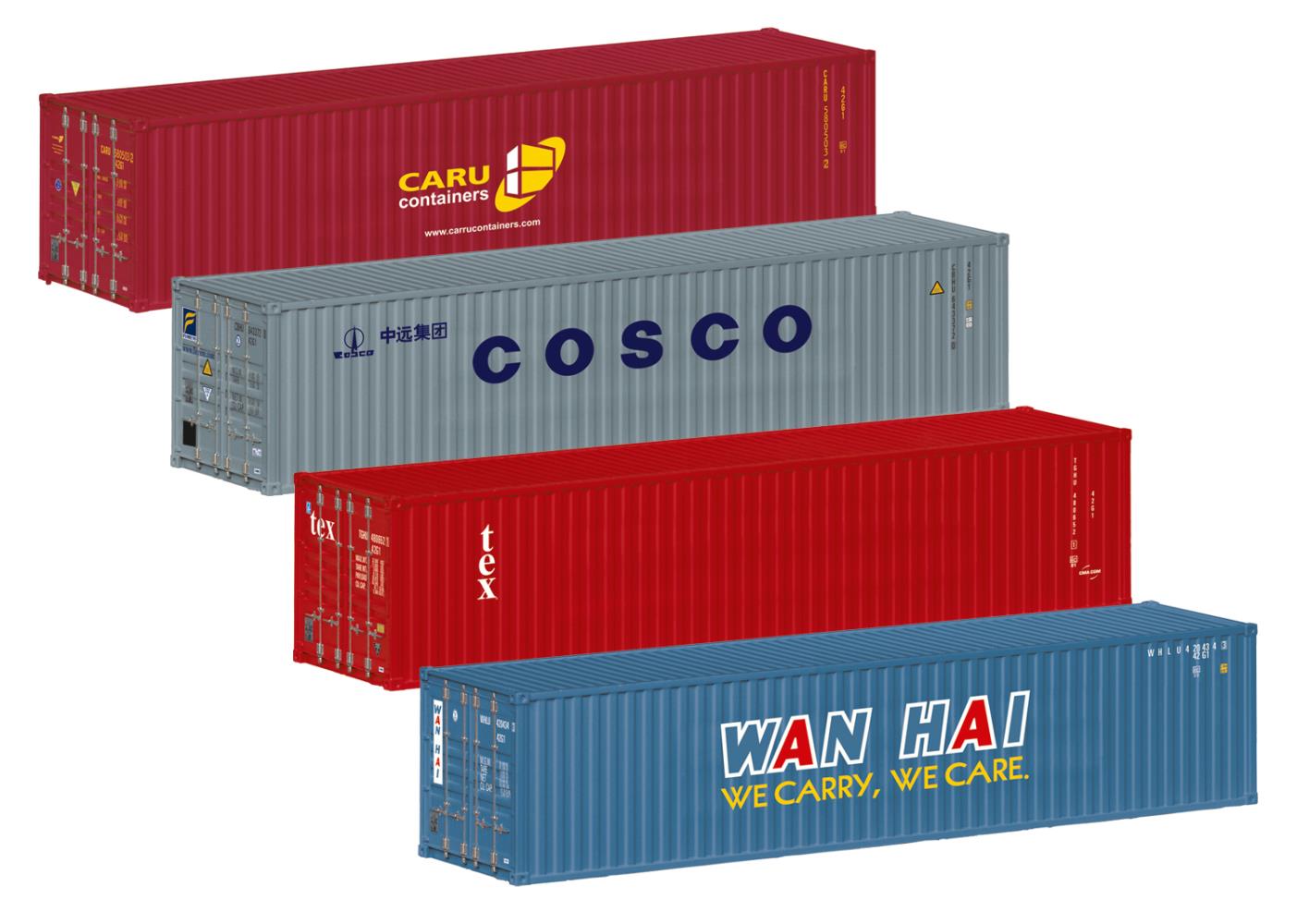 Märklin 76552 Container-Set 40ft. 1:87 Spur H0 Neu OVP