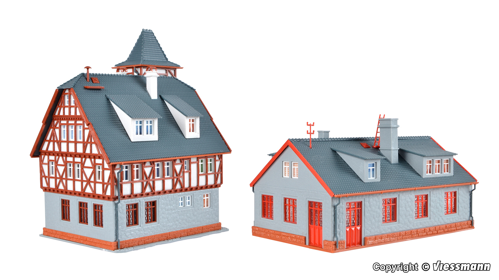 Vollmer 47780 Feuerwehrstützpunkt, fünfständig 1:160 Spur N Neu