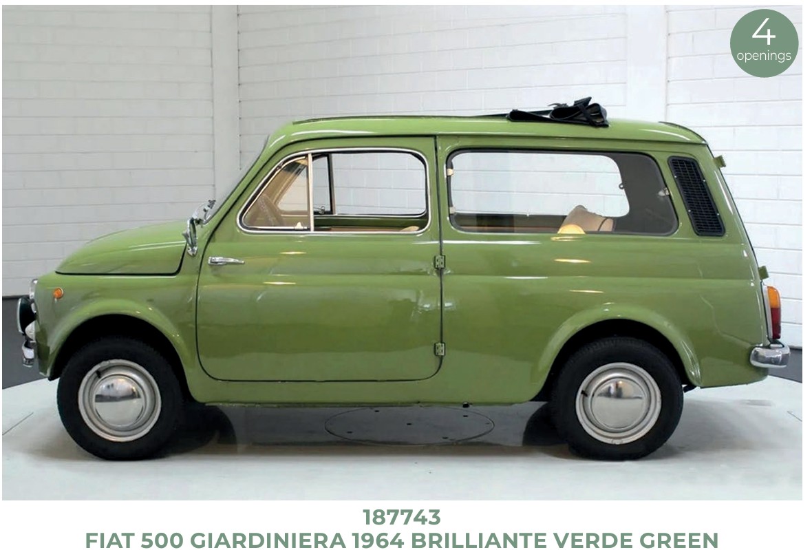 Norev 187743 Fiat 500 Giardiniera 1964 Brilliante Verde Green 1:18