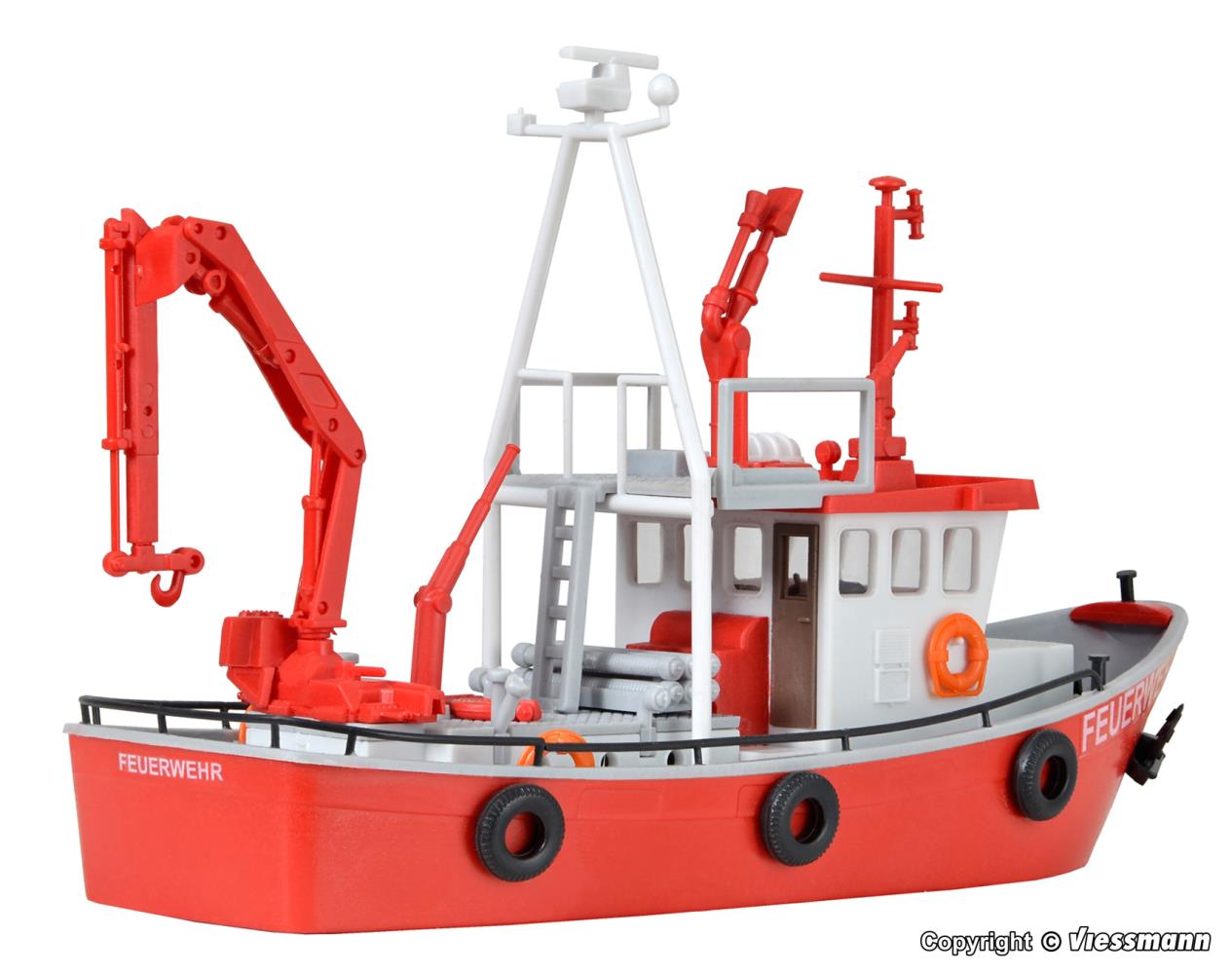Kibri 39154 Feuerlöschboot 1:87 Spur H0 Bausatz Neu OVP