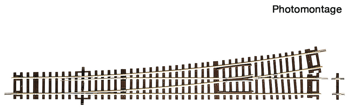 Roco 42490 Weiche links Wl10 ohne Antrieb 1:87 Spur H0 Neu OVP