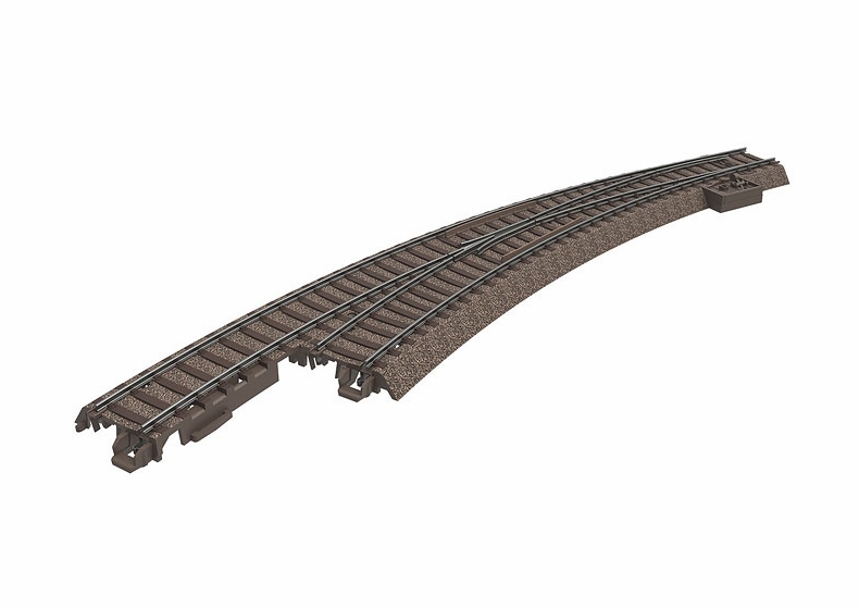 Trix T62771 Bogenweiche links Radius 515 mm / 30° 1:87 Spur H0