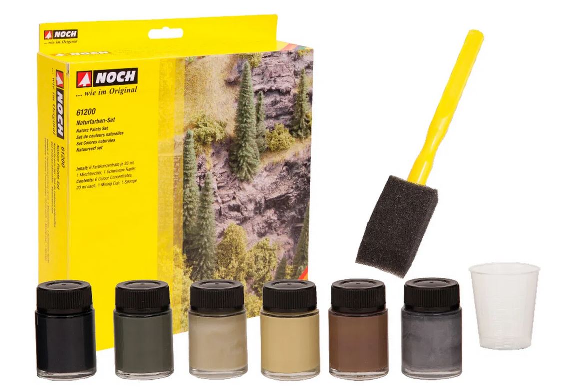 Noch 61200 Naturfarben-Set 6 Farbkonzentrate je 20 ml NEU OVP