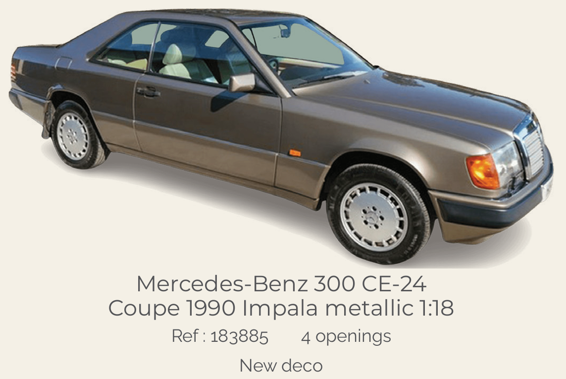 Norev 183885 Mercedes-Benz 300 CE-24 Coupe 1990 Impala metallic 1:18