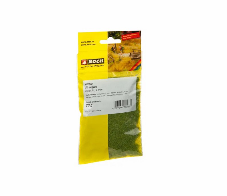 Noch 08363 Streugras hellgrün 4 mm 20 g Beutel NEU OVP