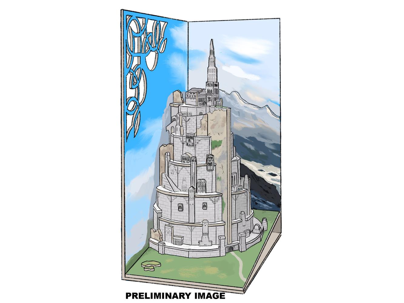 Revell 00536 Tiny Adventures - Herr der Ringe "Minas Tirith" Bausatz