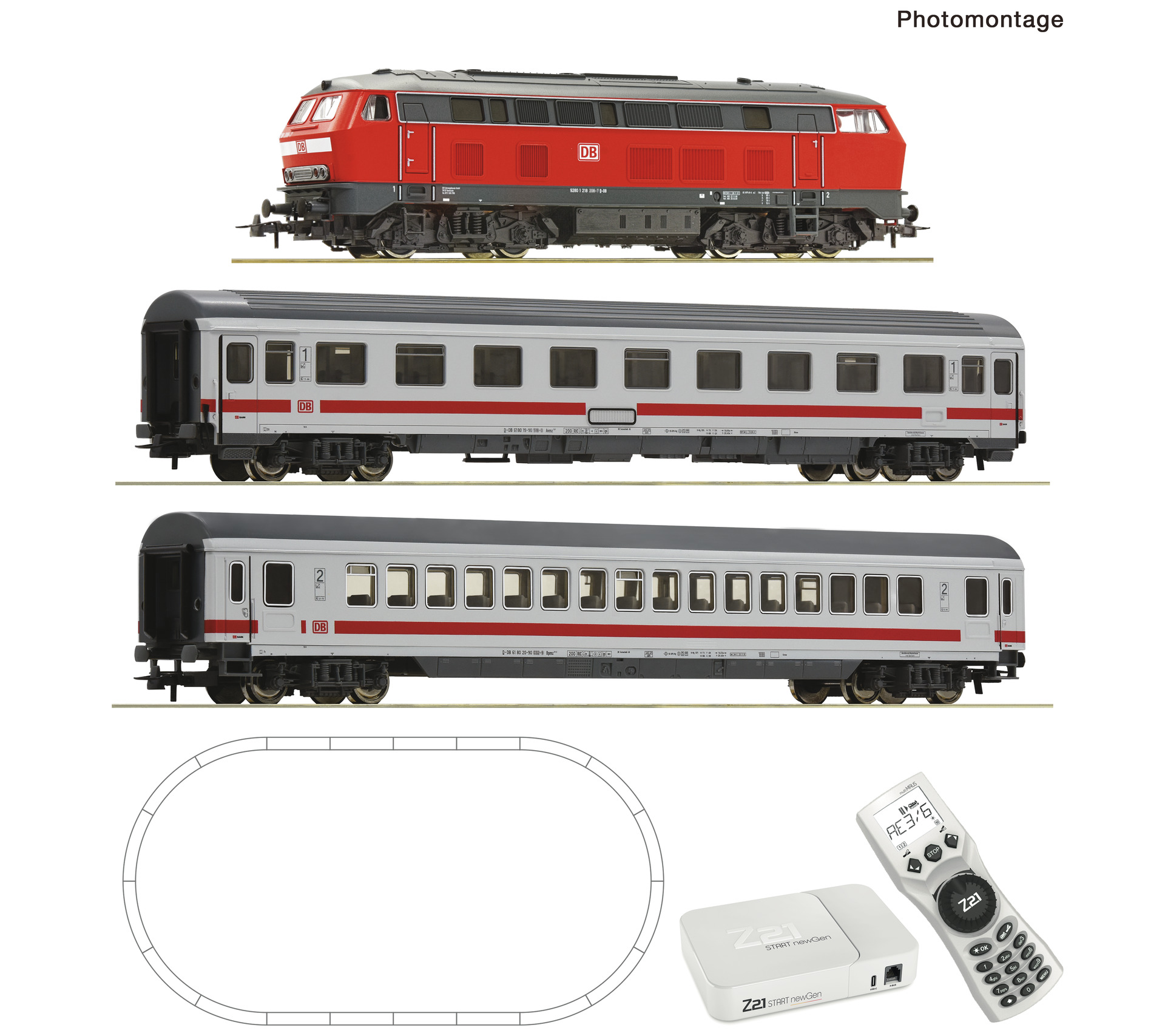Roco 5110011 Z21 START newGen Digitalset: Diesellokomotive BR 218 (GEOLIN