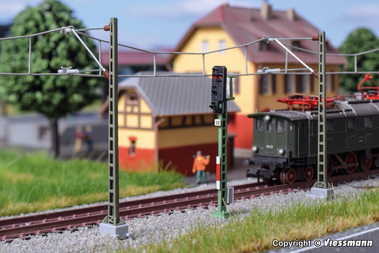 Viessmann 4413 Licht-Ausfahrsignal 1:160 Spur N Neu OVP
