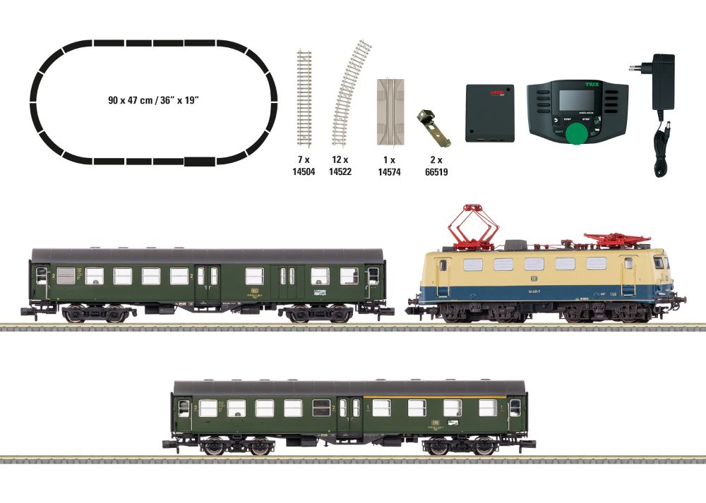 Trix 11132 Digital-Startpackung "Personenzug" (DB) 1:160 Spur N