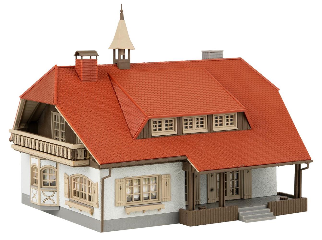 Faller 130583 Bauernhaus mit Stallung und Garage 1:87 Spur H0 Neu