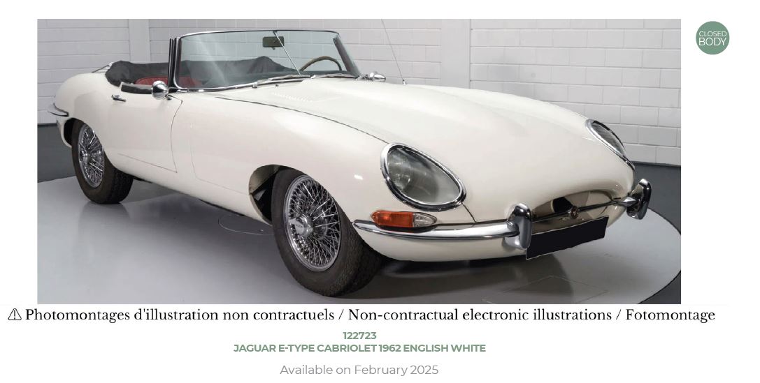 Norev 122723 Jaguar E-Type Cabriolet 1962 English White 1:12