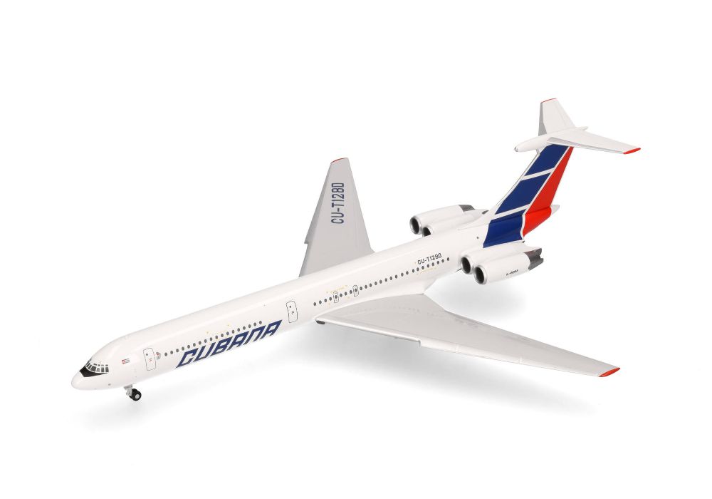 Herpa 573405 Cubana de Aviación Ilyushin IL-62M CU-T1280 1:200