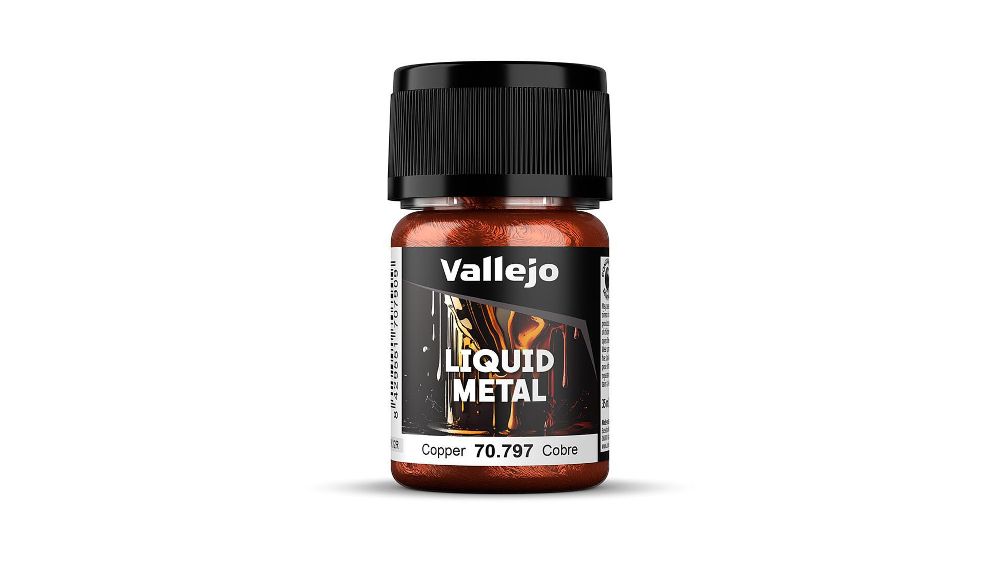 Vallejo 70797 Kupfer, Auf Alkoholbasis, Metallic, 35 ml Model Color