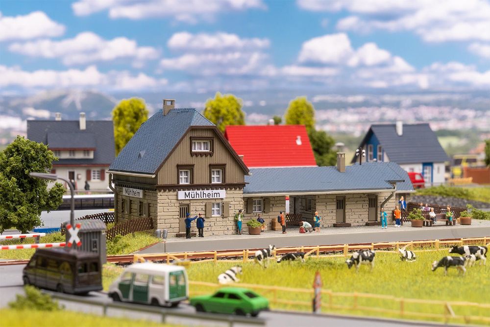Faller 231731 Bahnhof Mühlheim 1:160 Spur N Bausatz NEU OVP