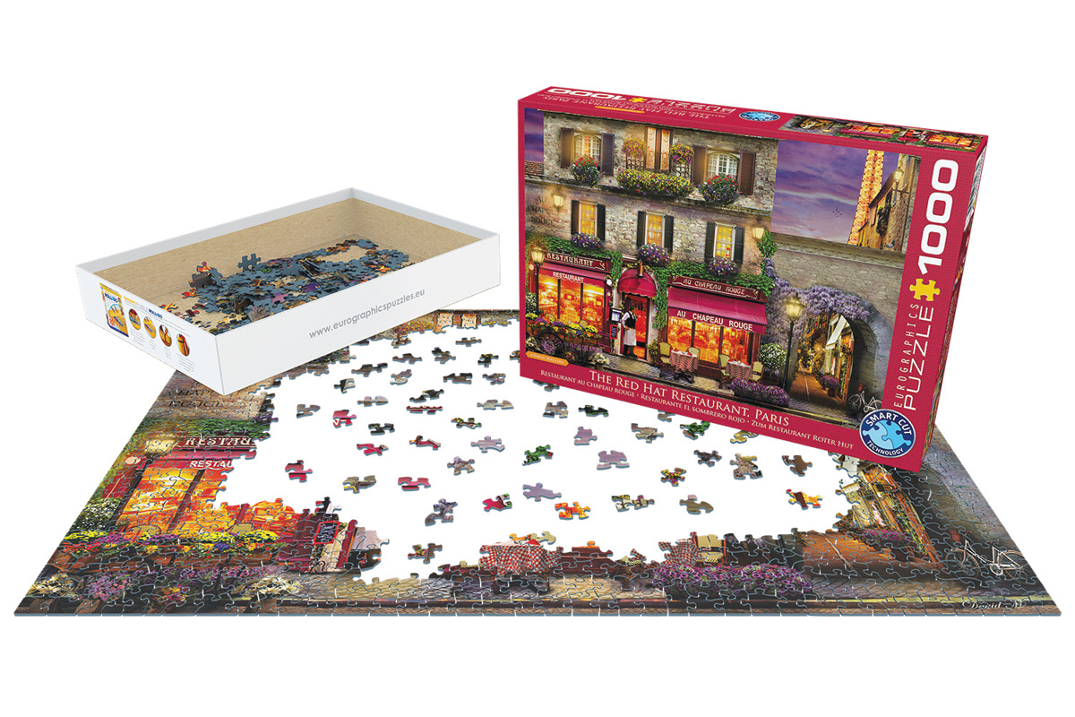 EUROGRAPHICS 6000-0963 Zum Chapeau Rouge Restaurant in Paris 1000 Teile