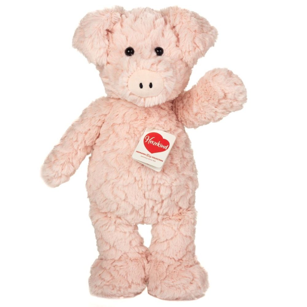 Teddy Hermann 939726 Schwein Hedi rosa 32 cm Stoff/Plüsch/Kuscheltier NEU