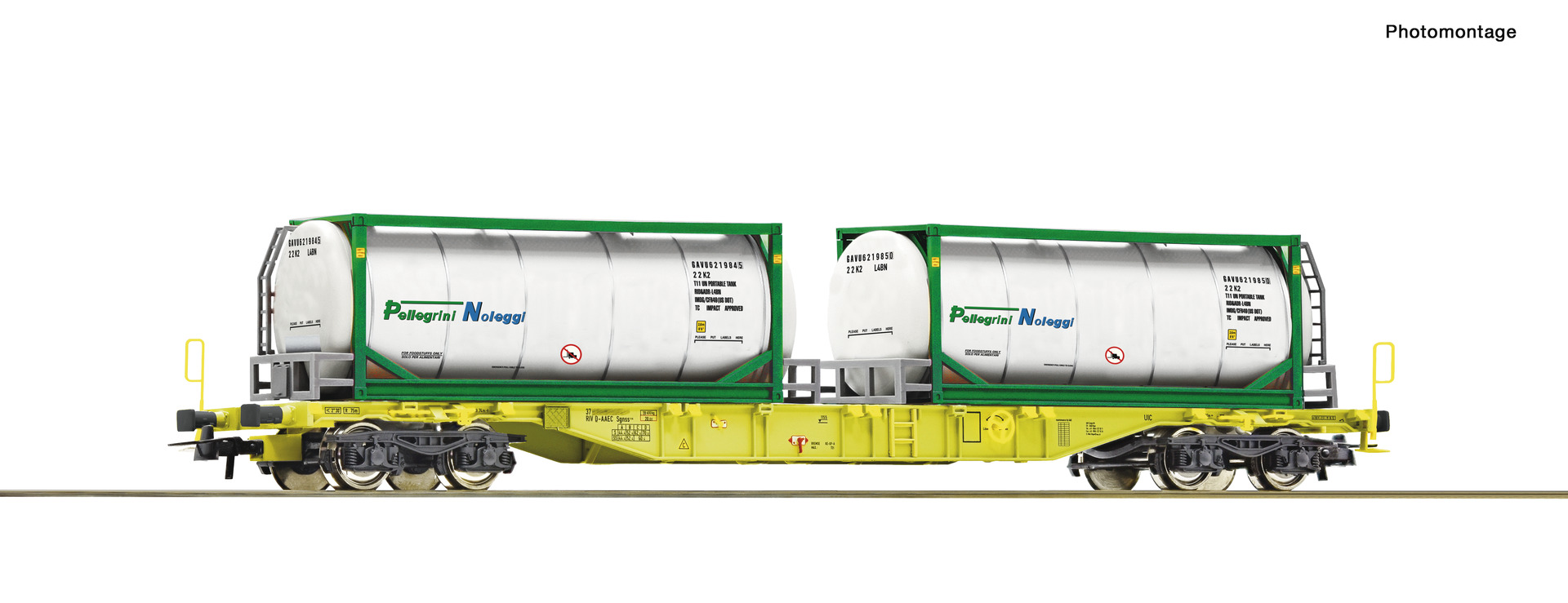 Roco 6600279 Containertragwagen