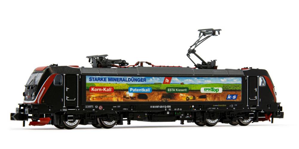 Arnold HN2515 Elektrolokomotive 187 420-5 1:160 Spur N DC Neu OVP
