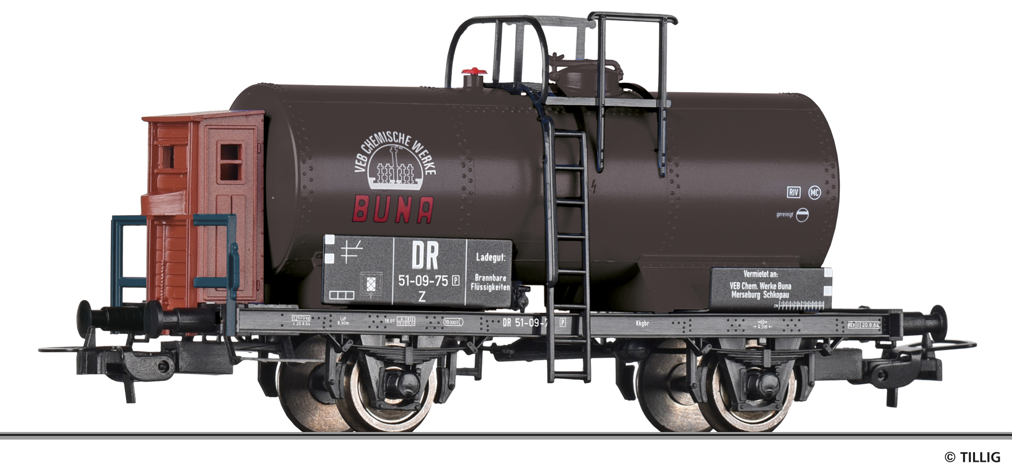 Tillig 77077 Kesselwagen „Chemische Werke Buna“ der DR