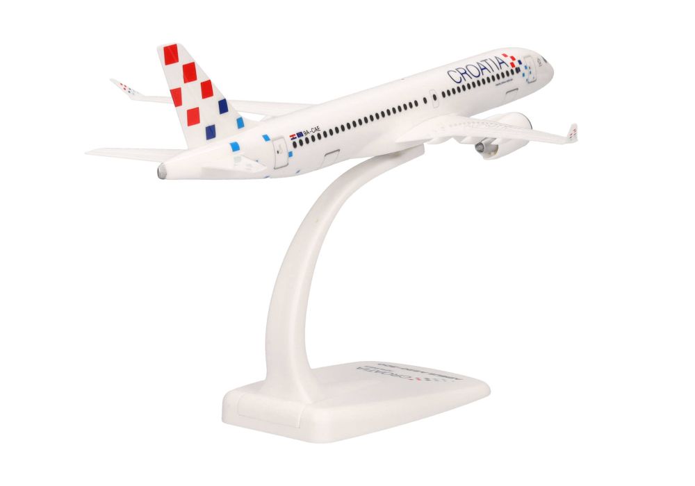 Herpa 614566 Croatia Airlines Airbus A220-300 9A-CAE Zagreb 1:200