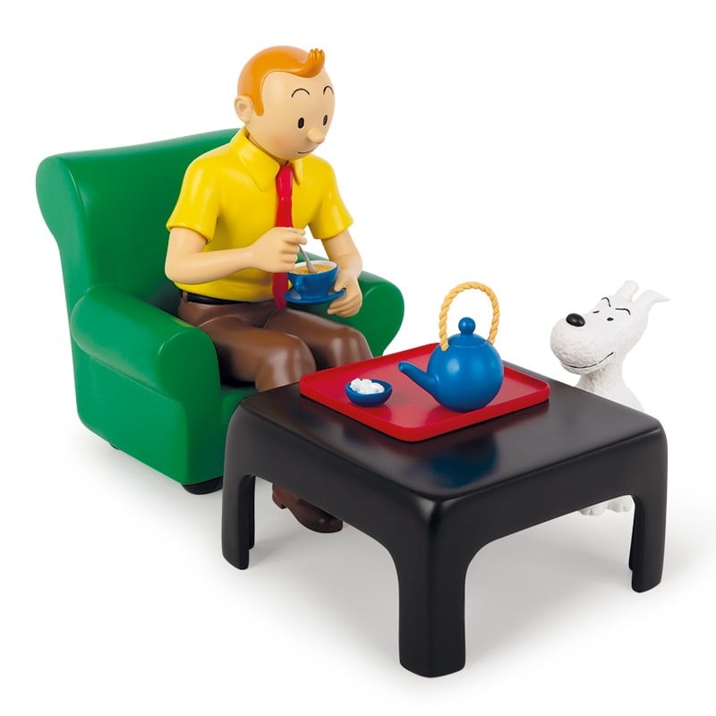 Tim & Struppi TINTIN 47002 Tim Teeszene Neu OVP Struppi Figur