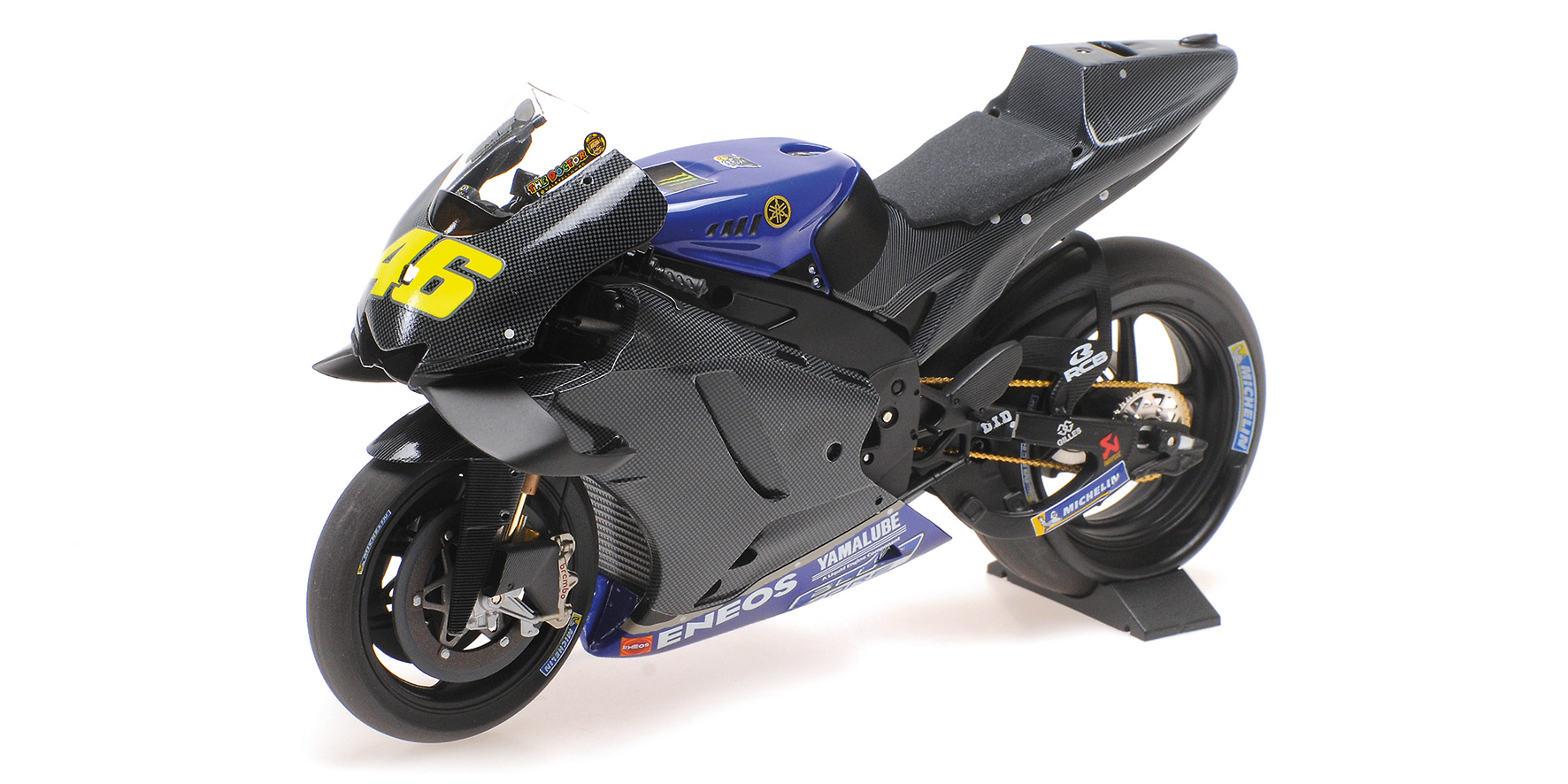 Minichamps 122203946 VALENTINO ROSSI TEST BRNO JULY 2019 1:12 NEU