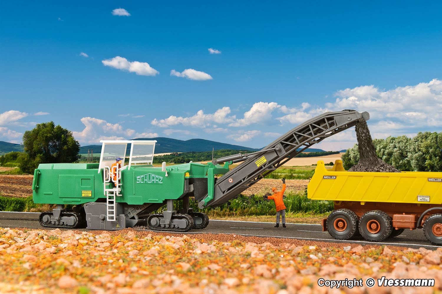 Kibri 15200 WIRTGEN Kaltfräse SchwarzBau 1:87 Spur H0 Bausatz
