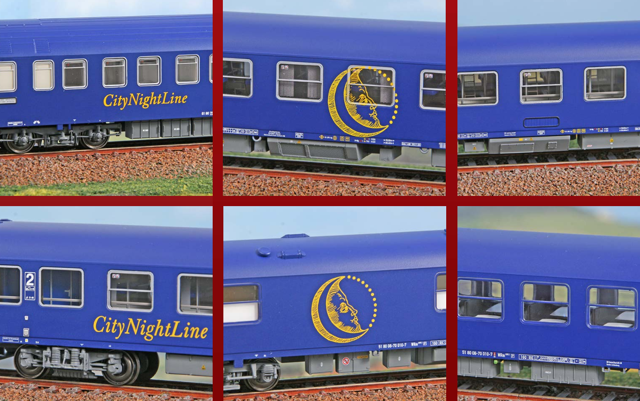 ACME 55366 CityNightLine 4-teilig DB 1:87 Spur H0 DC NEU OVP