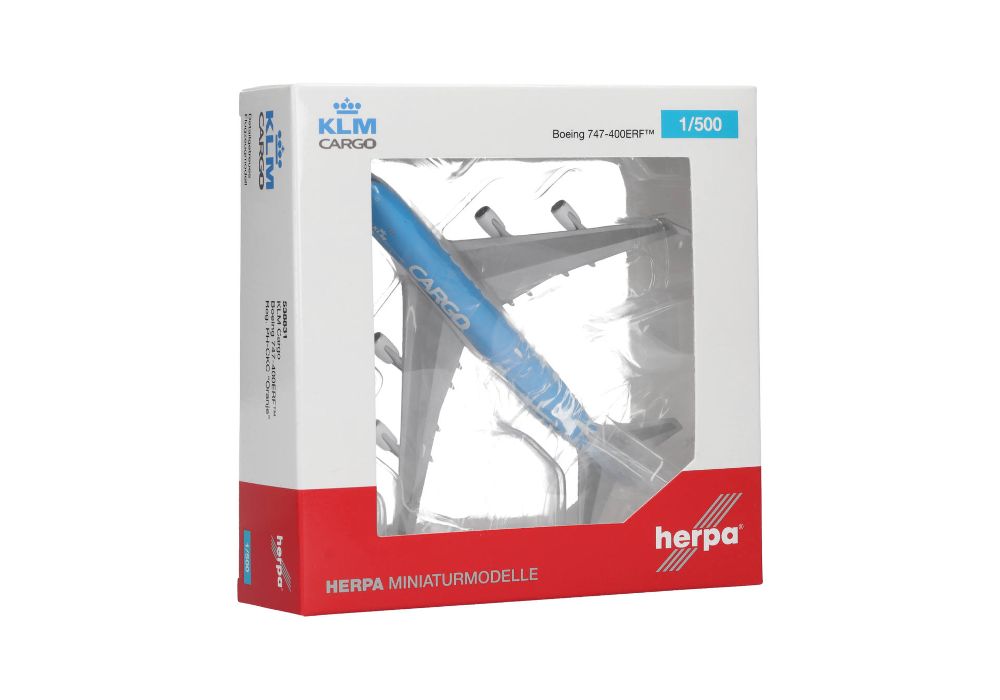 Herpa 538831 KLM Cargo Boeing 747-400ERF- PH-CKC "Oranje" 1:500