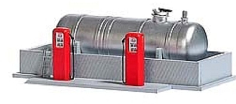 Busch 1158 BW Tankstelle