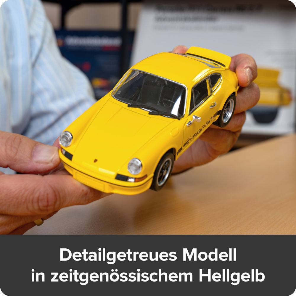 Franzis 67273 Porsche 911 Carrera RS 2.7 Hellgelb Adventskalender 1:24