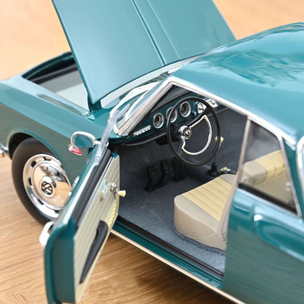 Norev 188648 VW Karmann Ghia 1500 1963 Smaragdgrün 1:18 NEU