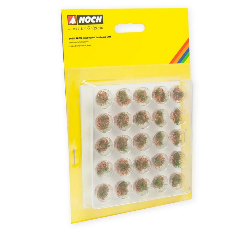 Noch 06910 PROFI-Grasbüschel “trockenes Gras” 25 Stück 6 mm