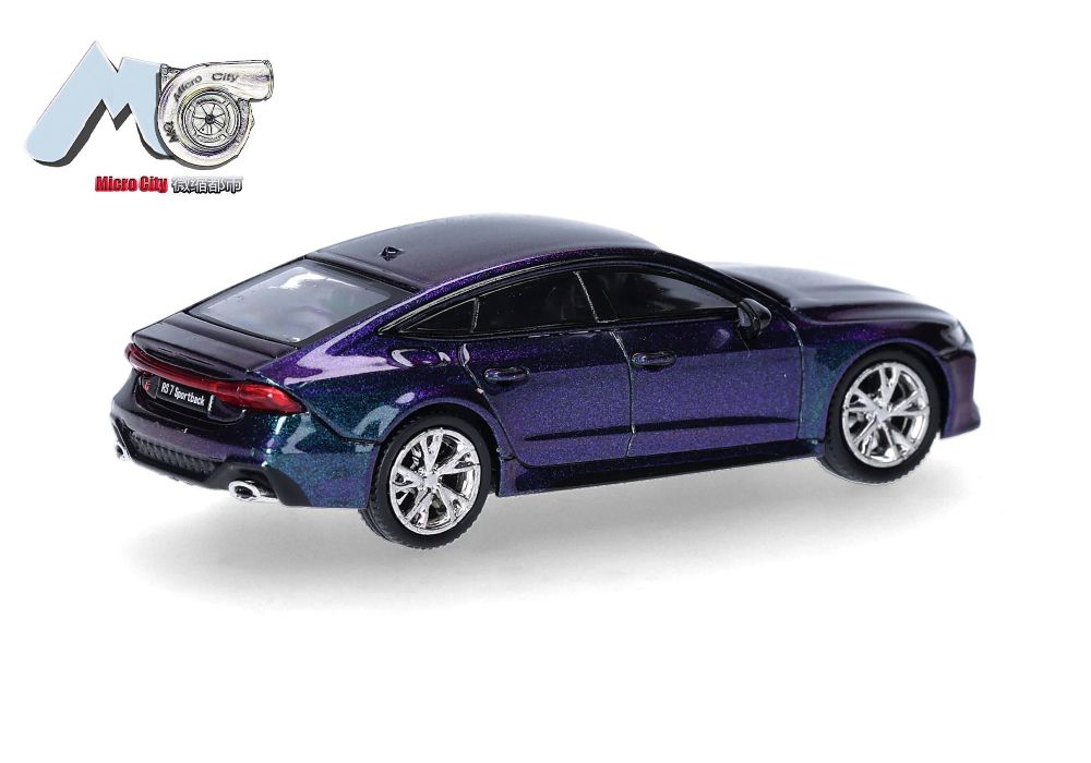 Herpa 87MC000084 MicroCity: Audi RS7 flip-flop 1:87 Spur H0 Standmodell