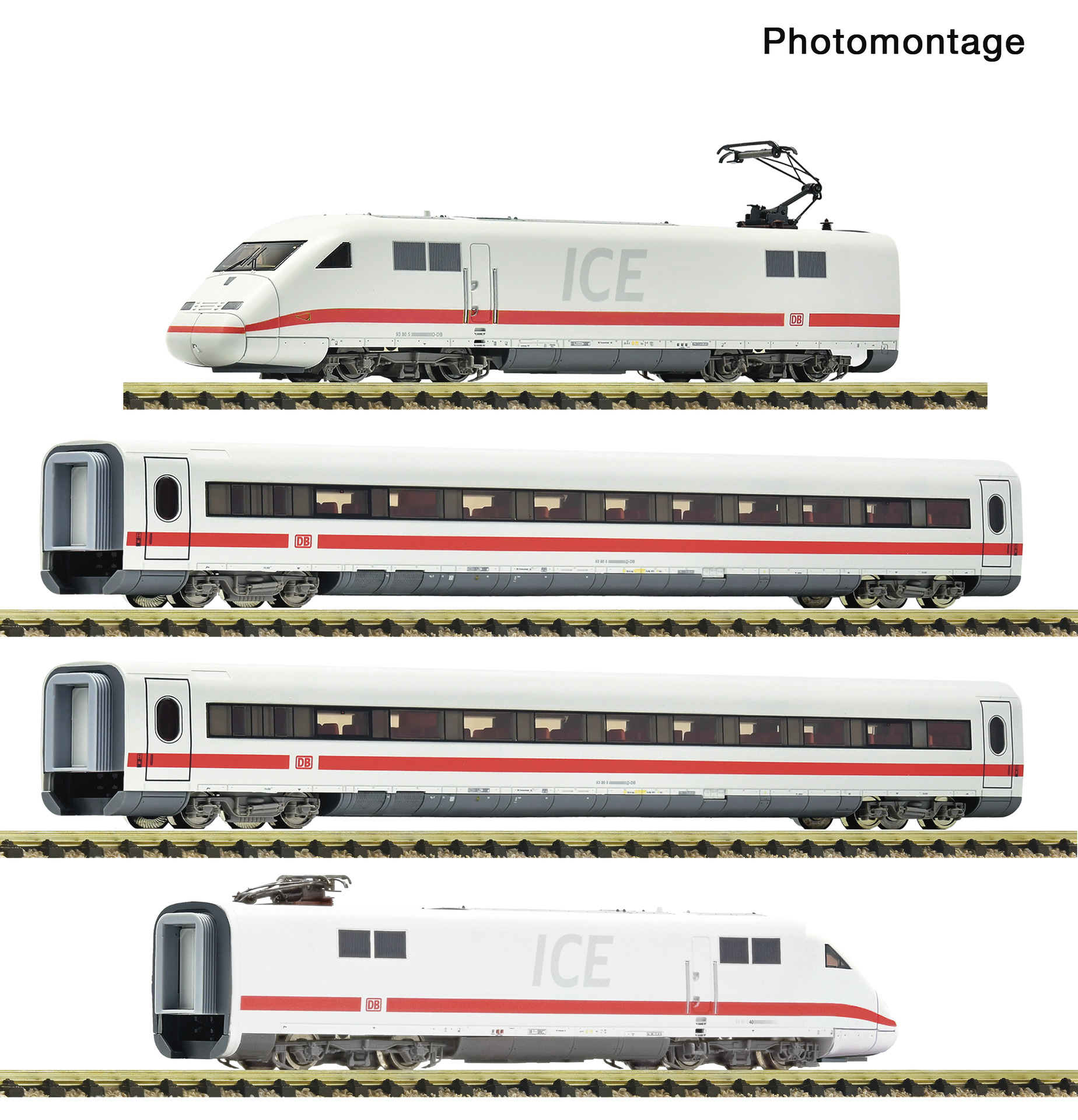 Fleischmann 7760017 4-tlg. Set: Messzug ICE-S (BR 410), DB AG