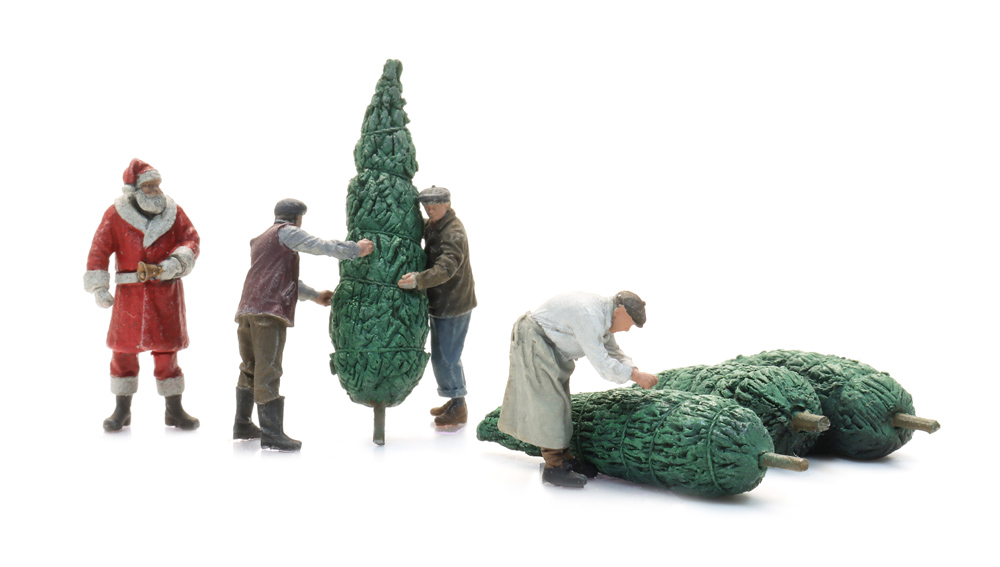 Artitec 5160072 Weihnachtsmann mit Christbaumträgern