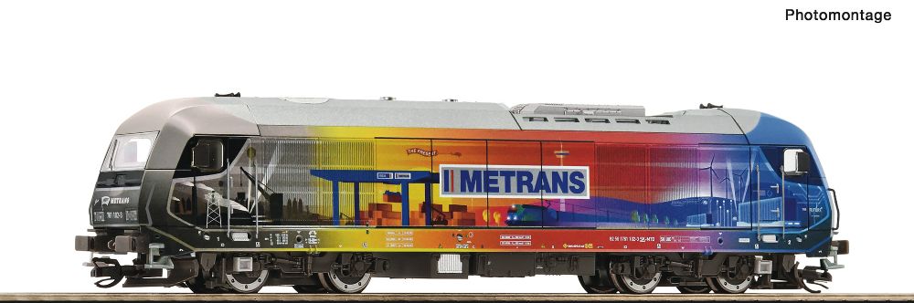 Roco 7380022 Diesellok Rh 761 Metrans DC Spur TT