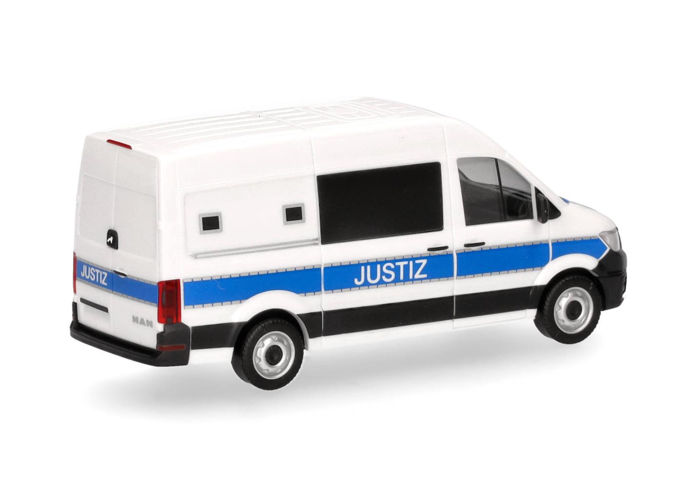 Herpa 098021 MAN TGE Kasten Hochdach Gefangenentransporter 1:87