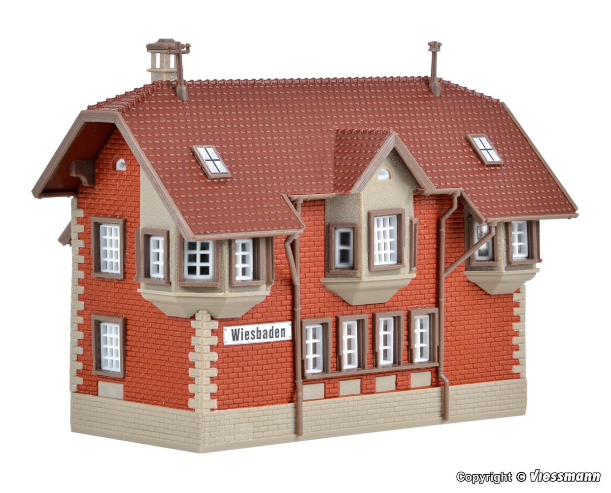 Vollmer 47602 Stellwerk Wiesbaden 1:160 Spur N Bausatz Neu OVP
