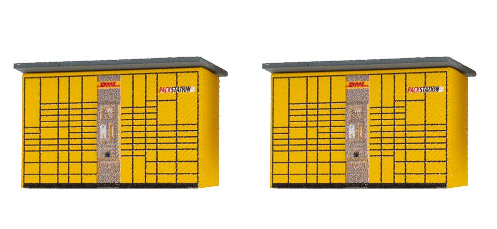 Faller 272921 2 Packstationen DHL 1:160 Spur N Bausatz Neu OVP