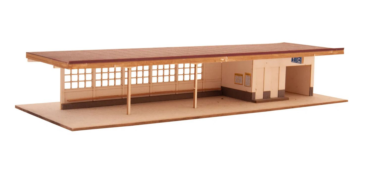 Noch 66005 Bahnhof Bergün 62 x 12,6 cm, 9 cm hoch 1:87 Spur H0