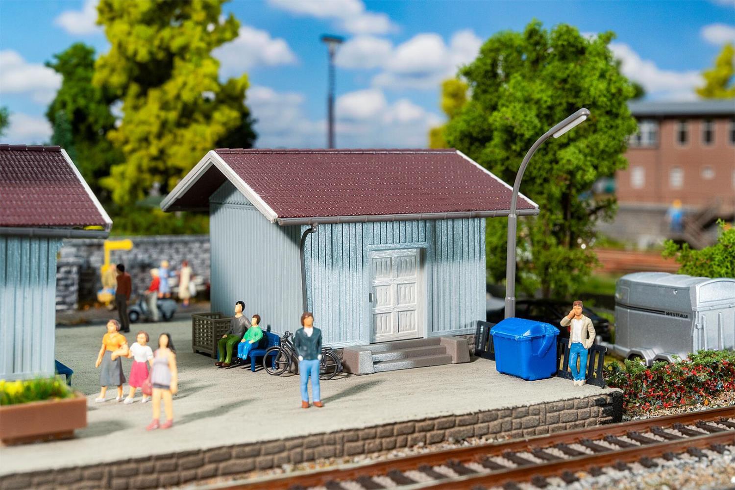 Faller 120301 Wartehäuschen 1:87 Spur H0 Bausatz Neu OVP